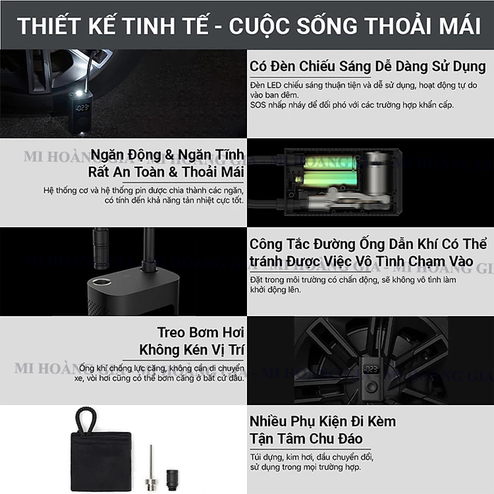 Máy bơm đa năng Mijia 1S MJCQB04QJ - Hàng nhập khẩu