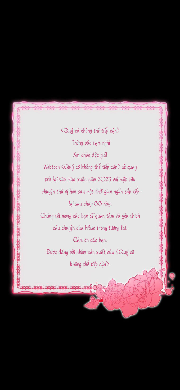 quý cô không thể tiếp cận chapter 88.2 39