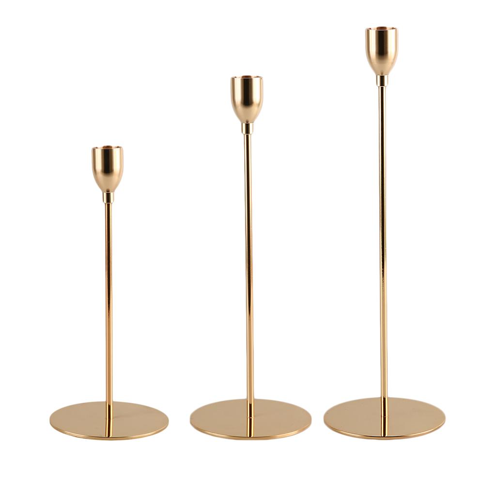 Pillar Candle Holders Table Decorative Candlestick Holder For Party Decor