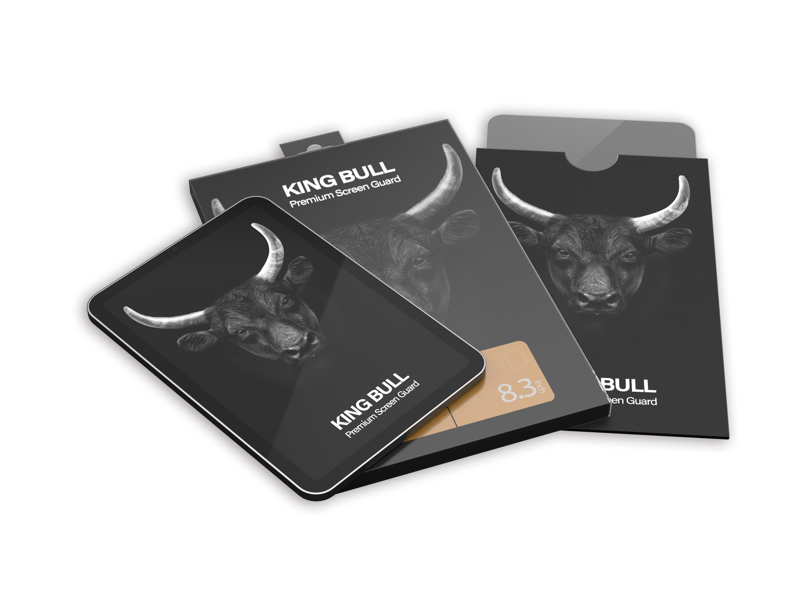 MIẾNG DÁN CƯỜNG LỰC MIPOW KINGBULL PREMIUM HD (2.7D) DÀNH CHO IPAD MINI 6 (8.3 INCH)_ Hàng Chính Hãng