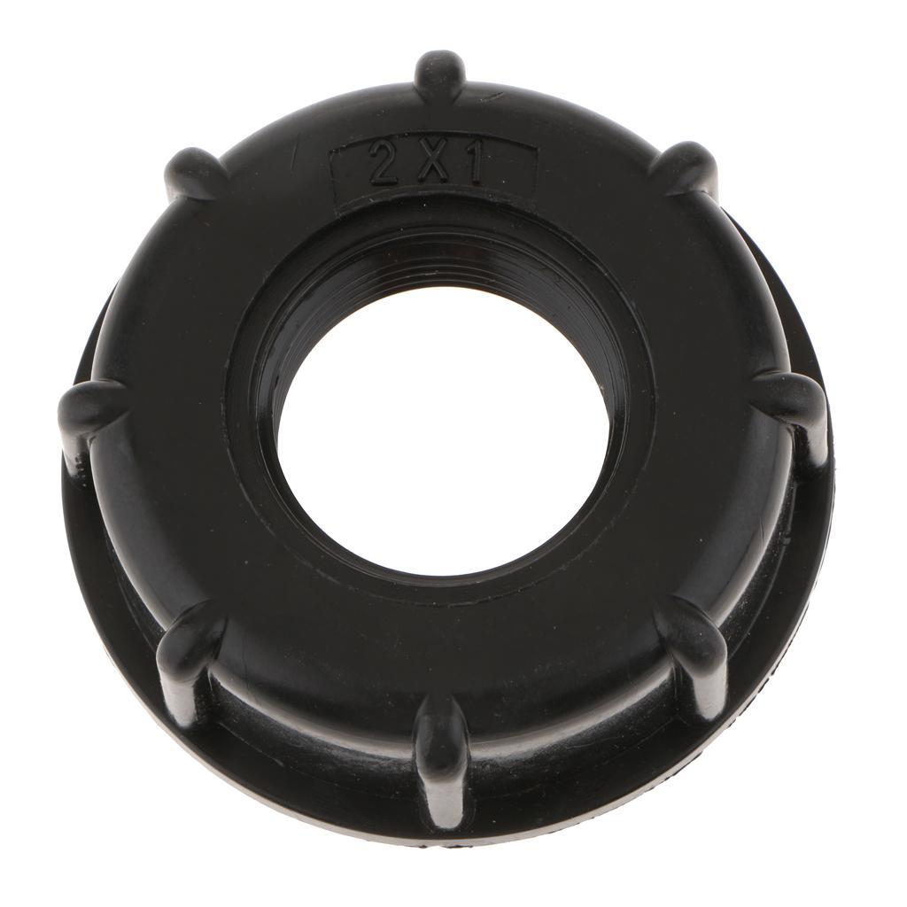 3PCS IBC Water Tote Tank Adapter Hose  for 60mm Outlet Plastic 1Inch
