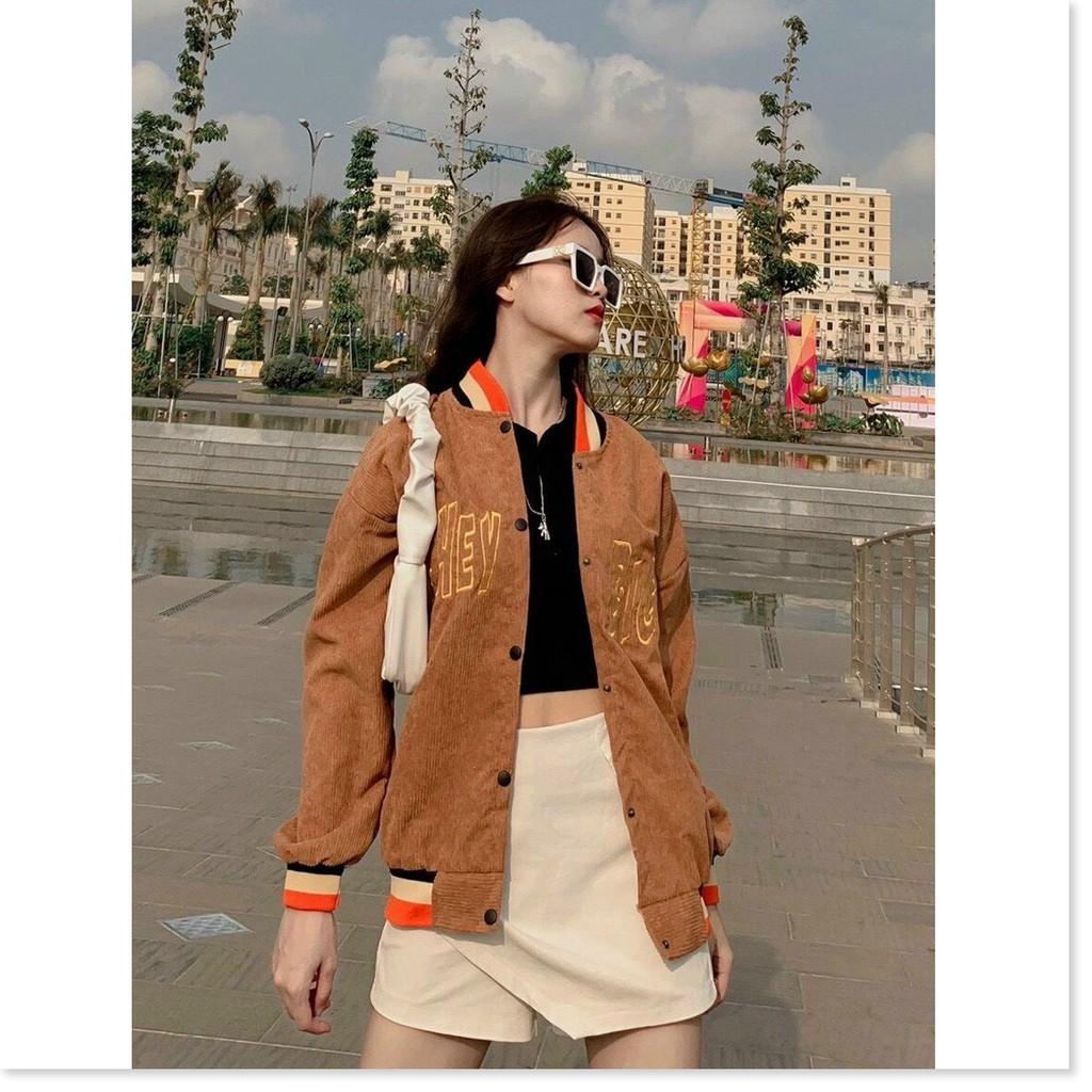 ÁO KHOÁC NỮ BOMBER UNISEX NHIỀU MÀU SẮC XINH XẮN KHÁNH AN STORE