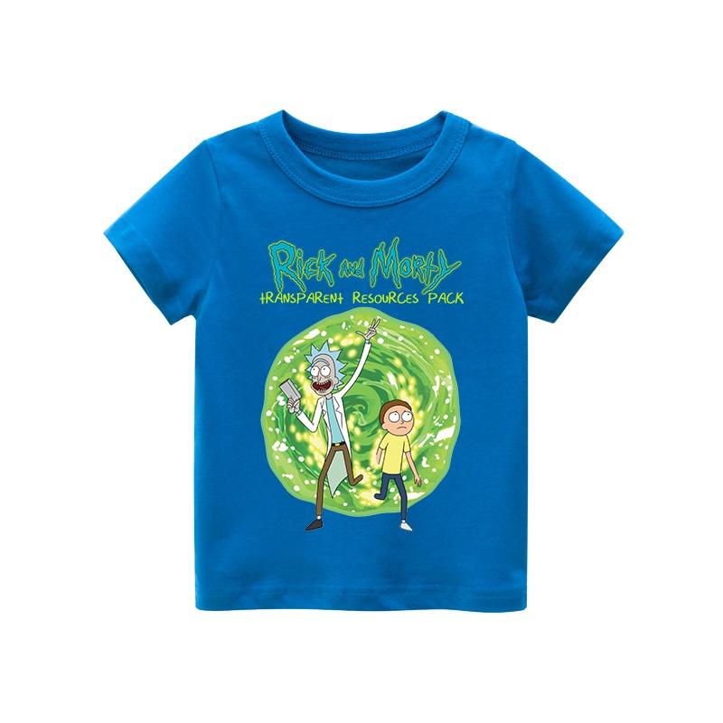 Áo thun trẻ em RICK AND MORTY , 8 màu áo, đầy đủ size có big size, MÀU KHÁC NHẮN TIN SHOP