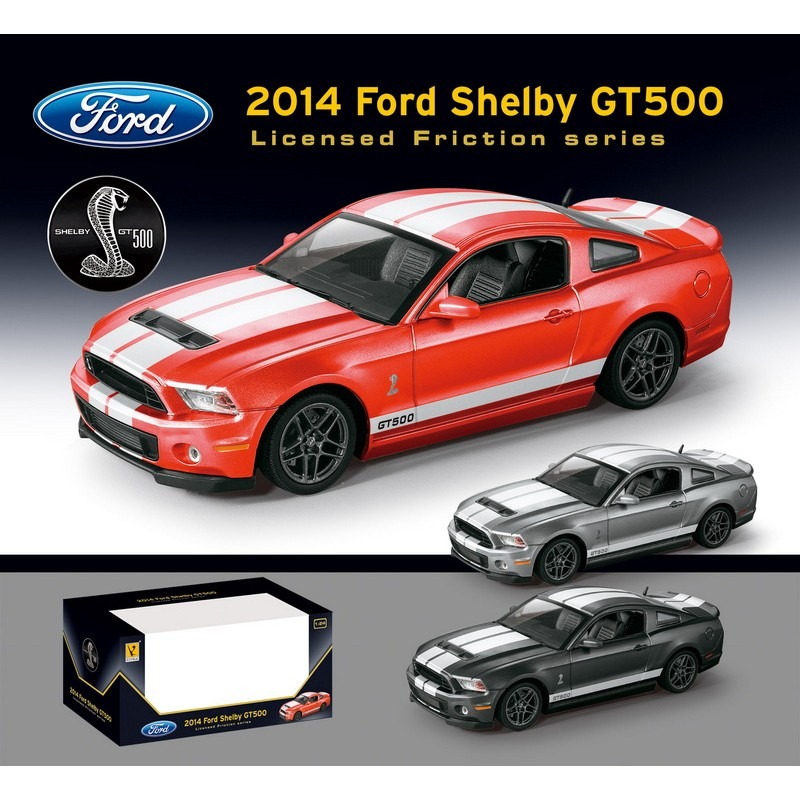 GOUKAI - 866-82406 Mô hình xe ô tô FORD SHELBY GT500 tỷ lệ 1:24 (KT 30x13.5x15cm)