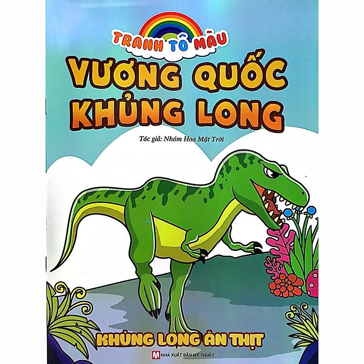 Sách Tô Màu- Khủng Long Ăn Thịt