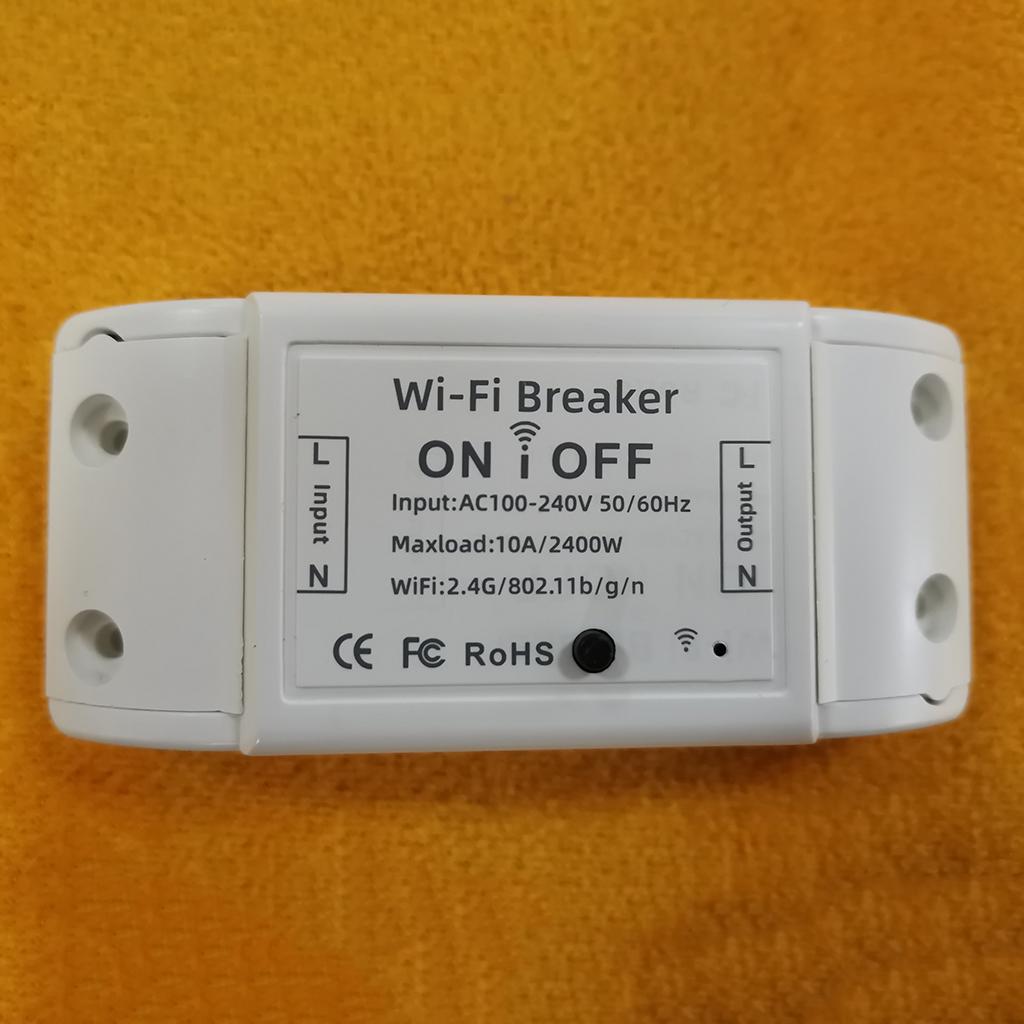 10A Smart WiFi Wireless Light Switch, Universal DIY Module for Smart Home Automation Solution, Works with Amazon Alexa Home Assistant, No Hub Required
