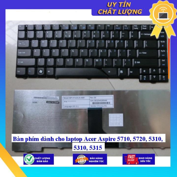 Bàn phím dùng cho laptop Acer Aspire 5710 5720 5310 5310 5315 - Hàng chính hãng  MIKEY586