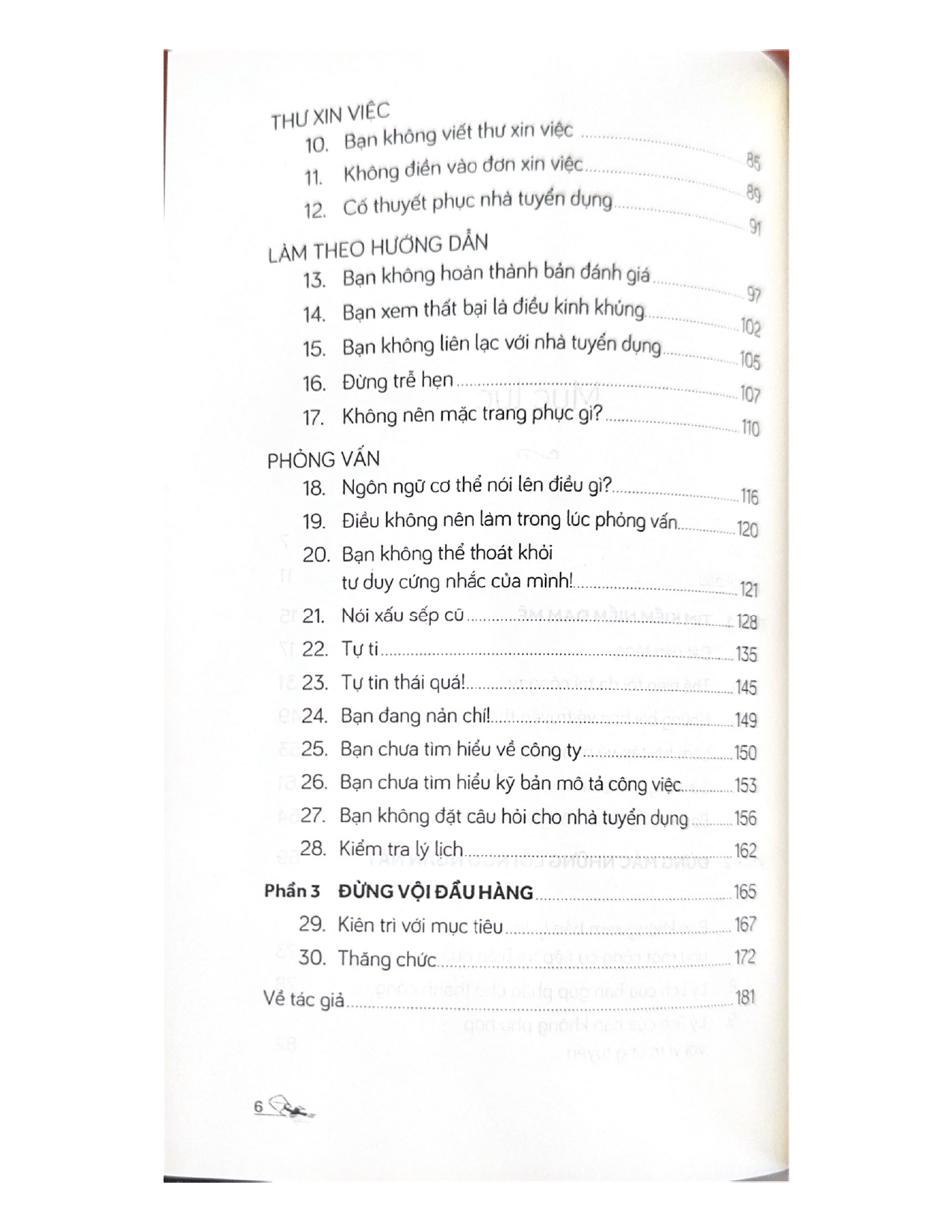Sách 30 Lý Do Bạn Không Được Tuyển Dụng