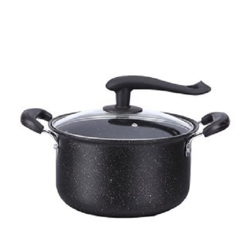 Bộ Nồi Chống Dính Nắp Kính Vân Đá Ceramic Cao Cấp AK0020214451