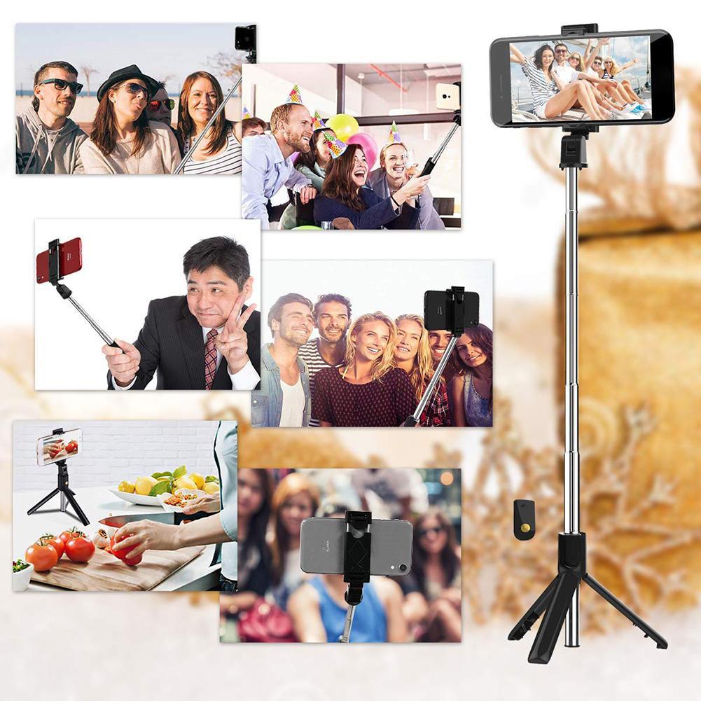 Mang Đi Du Lịch NàoGậy Selfie Chụp Ảnh Tự Sướng Bluetooth 3 Chân Đa Năng – Tripod K07 – Chụp Hình Selfie