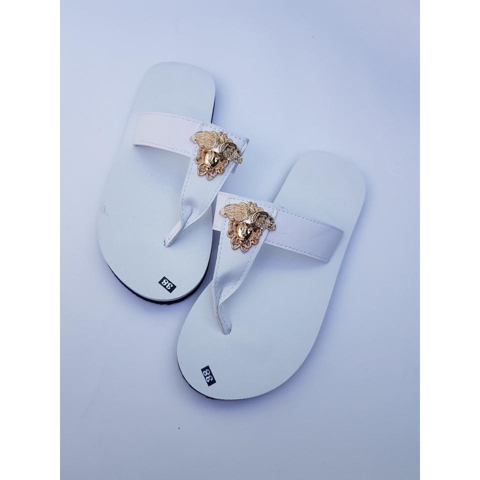 sandal đồng nai dép sỏ ngón nữ đế trắng quai trắng ( size từ 34 nữ đến size 42 nữ ) đủ màu đủ size