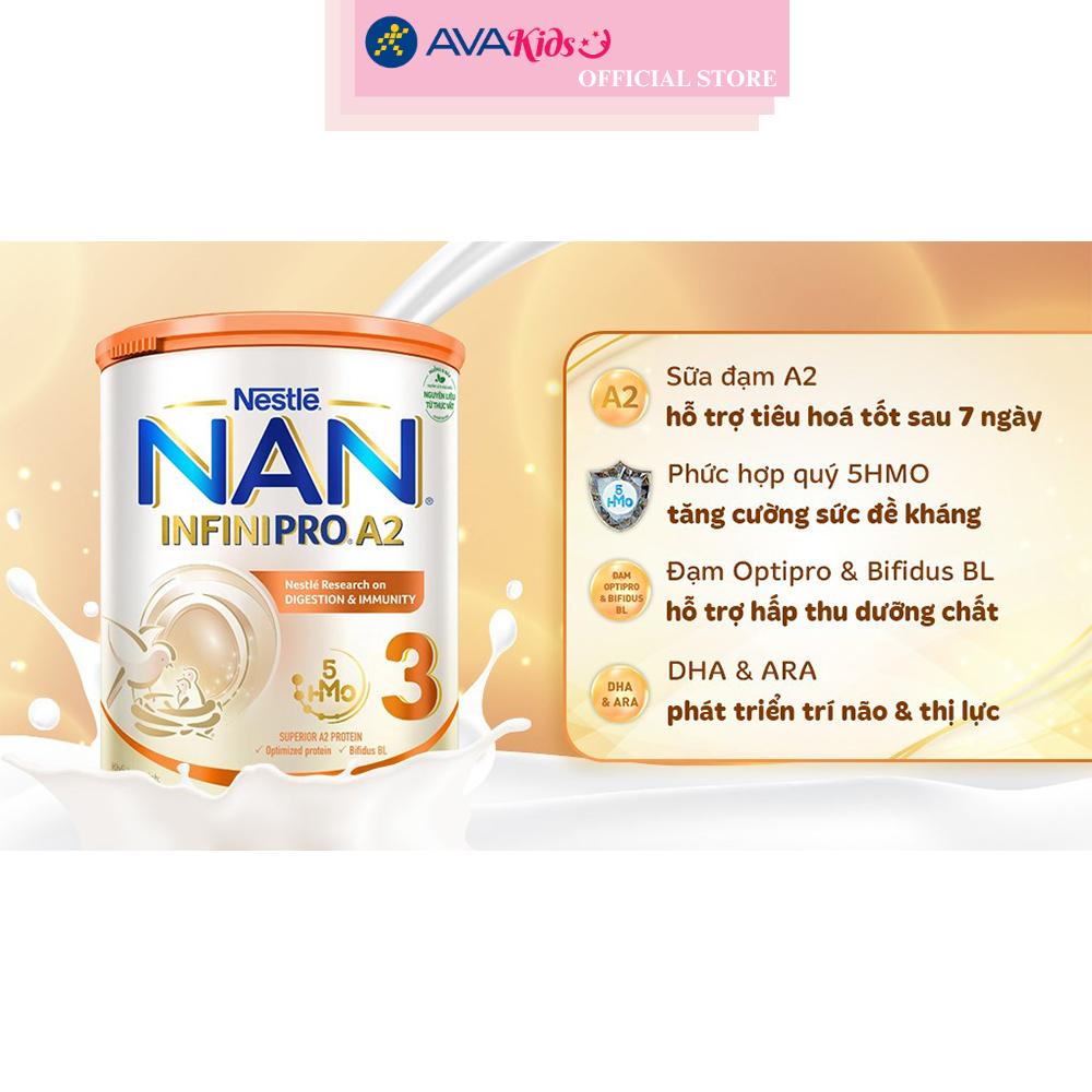 Sữa bột NAN InfiniPro A2 số 3 800g (2 - 6 tuổi)