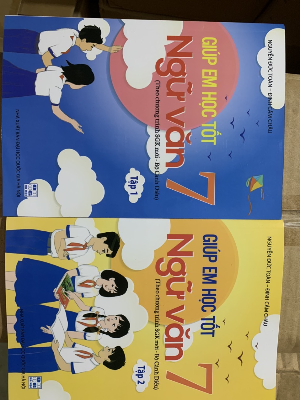 Combo giúp em học tốt ngữ văn 7 tập 1 và tập 2