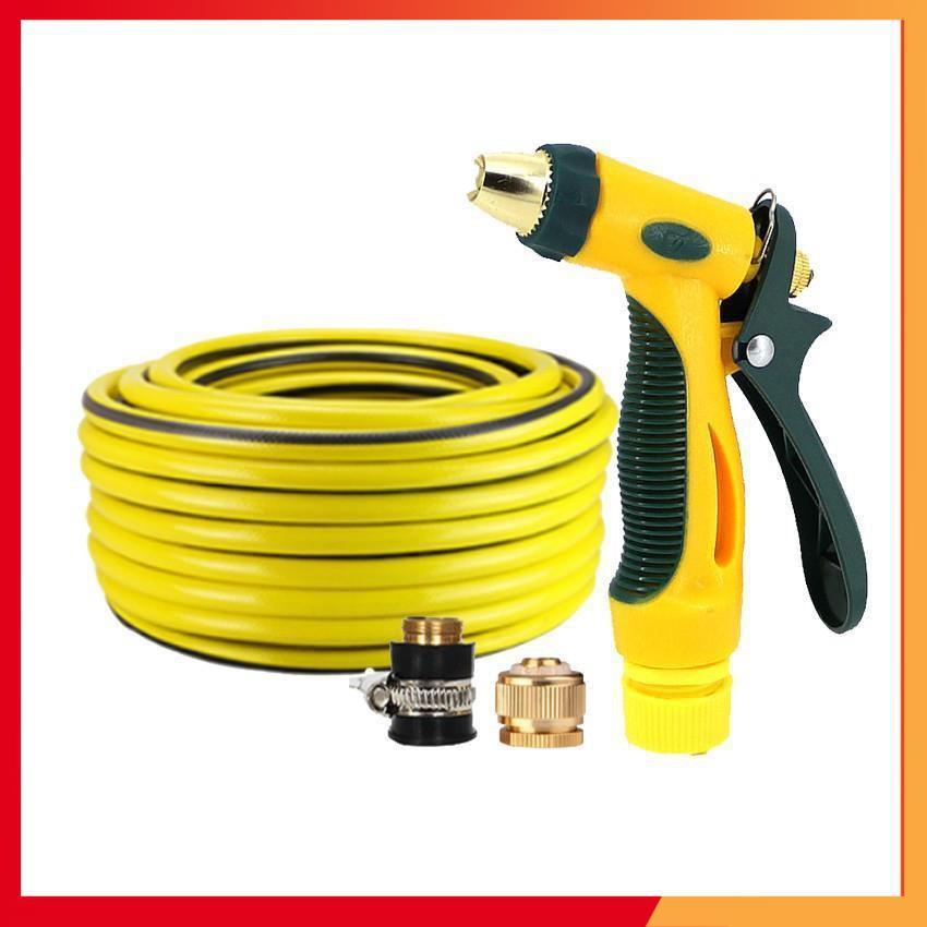 Bộ dây vòi xịt nước rửa xe, tưới cây tăng áp 3 lần,loại 3-5M 206317