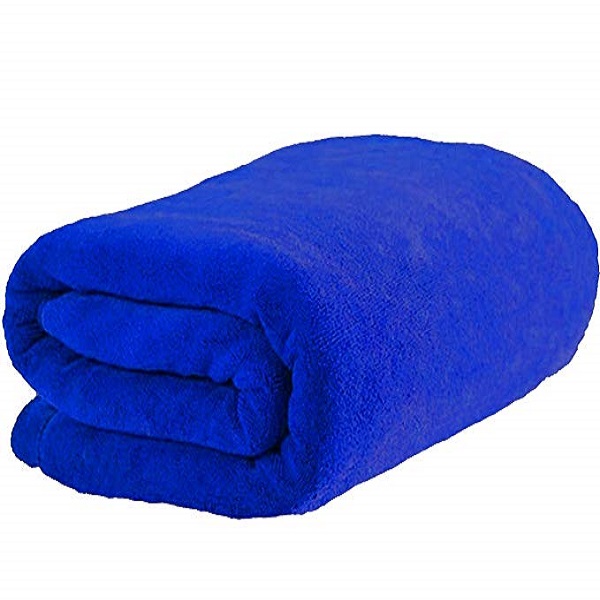 Khăn lau đầu cao cấp Microfiber ( gồm 2 khăn )