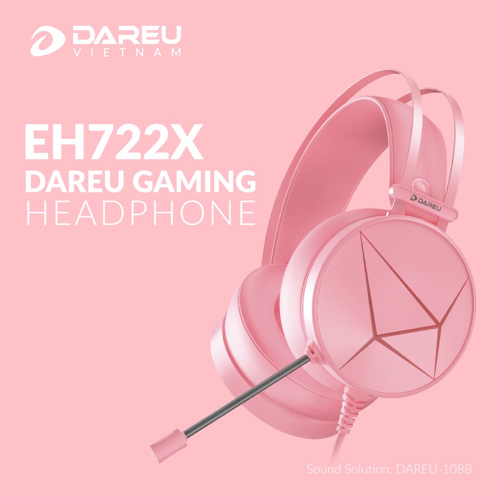 Tai nghe Gaming DAREU EH722X (BLACK / ARTIC / QUEEN) - Hàng chính hãng BH 12T