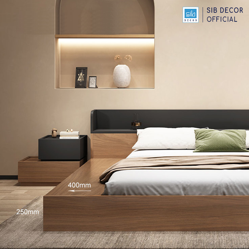 Giường Ngủ Đơn Giản Kiểu Nhật Tatami GN17 SIB Decor