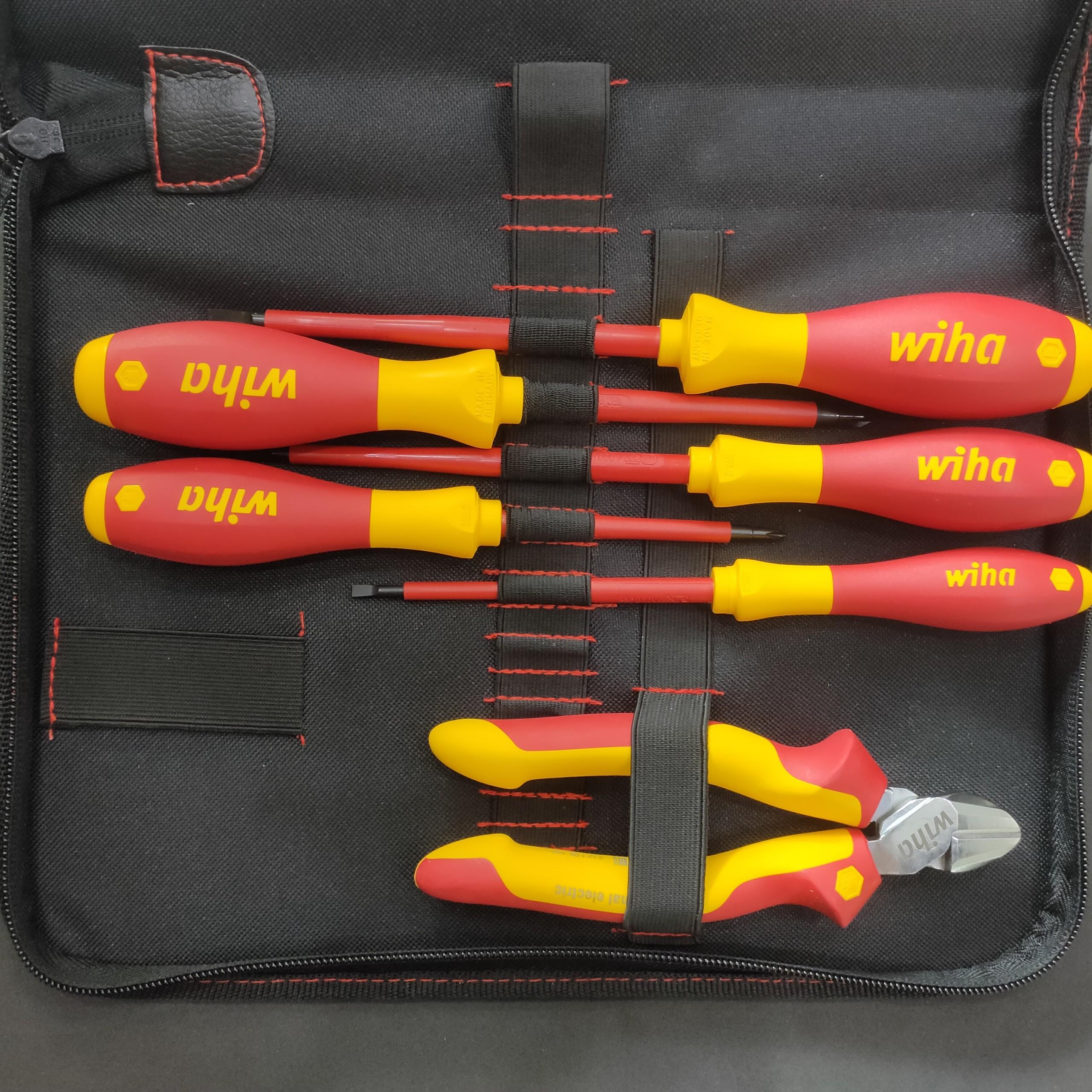 Túi đồ nghề cách điện Wiha 6 Pcs 33969
