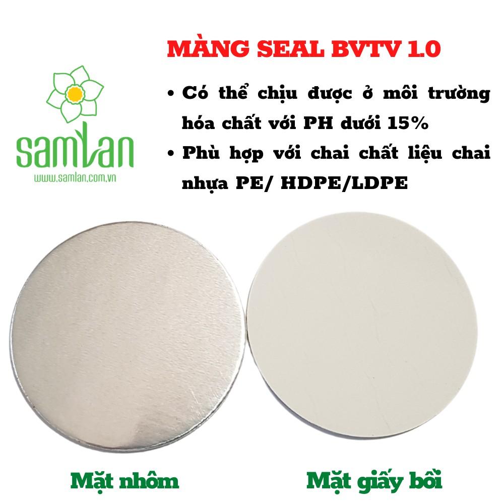 Màng seal nhôm | Màng nhôm | Màng siu chai nhựa PE chống ăn mòn độ dày 1.0 - Sam Lan ( đường kính 29/44.5mm)