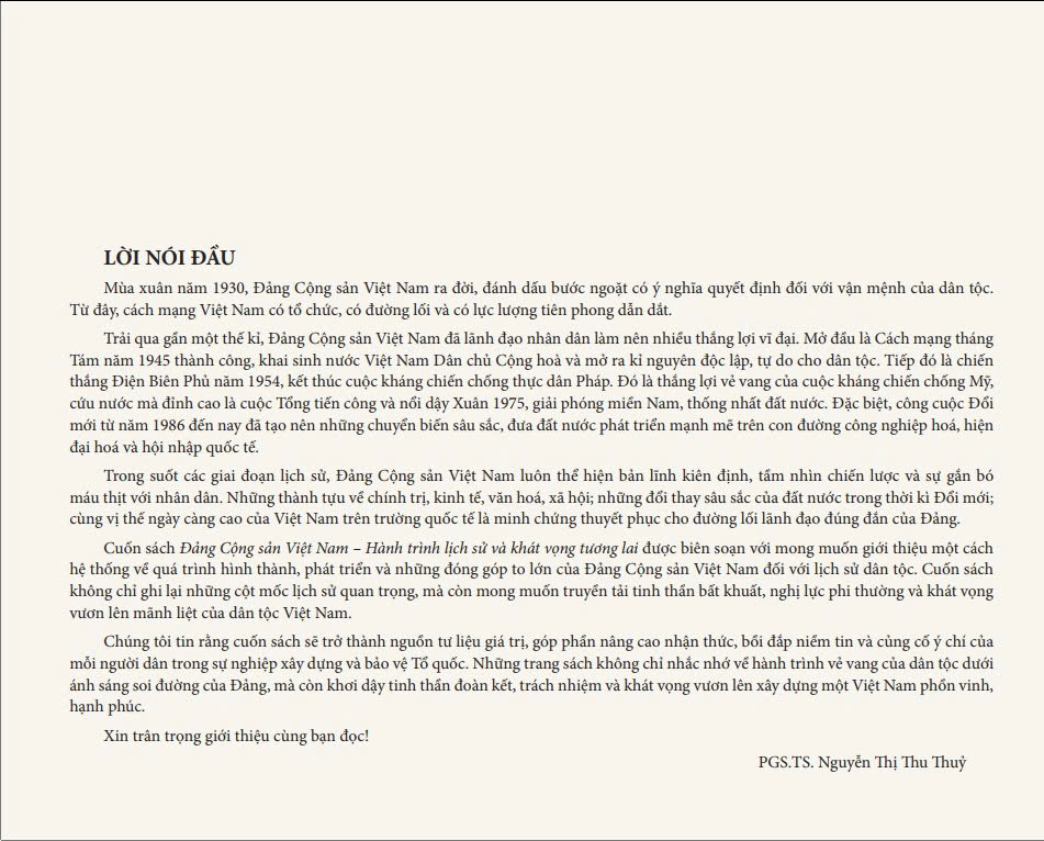 Sách - Đảng Cộng Sản Việt Nam - Hành Trình Lịch Sử Và Khát Vọng Tương Lai - ndbooks