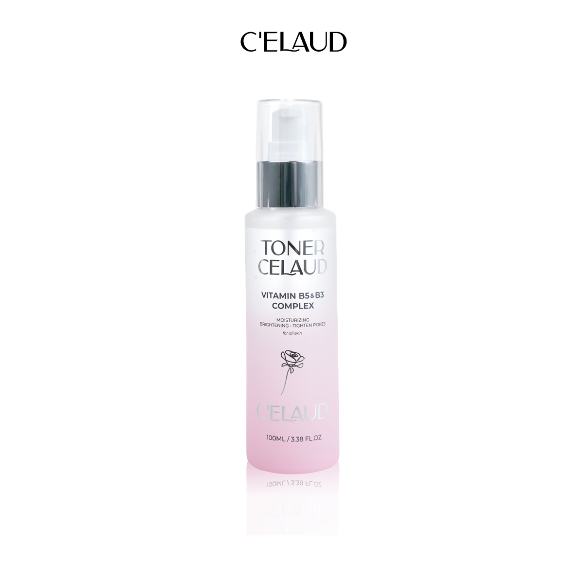 Nước hoa hồng làm dịu da và cân bằng độ pH Toner Celaud