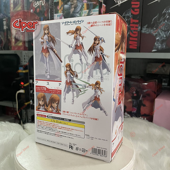 Mô hình Figma Asuna 178 - Figure Action Asuna 178  - Figure Sword Art Online