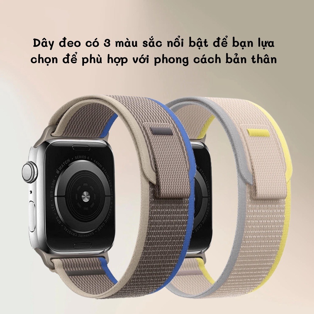 Dây Đeo Bằng Vải Thay Thế Dành Cho  AppleWatch Ultra / AppleWatch Series - Trail Sport - Art House x Kai.N - Hàng chính hãng