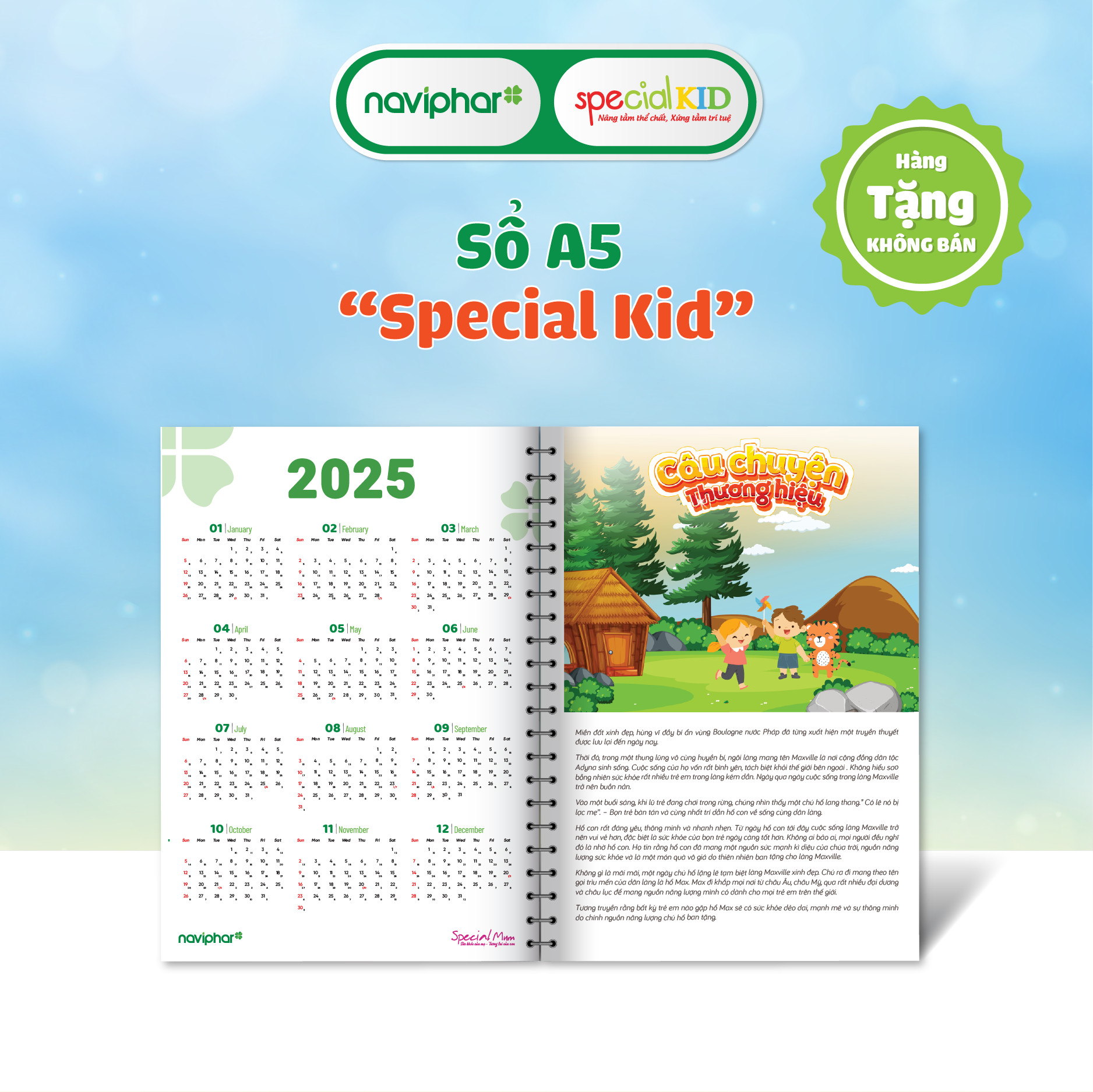 [GIFT] Sổ lò xo Special Kid [Special Mum - Special Kid]