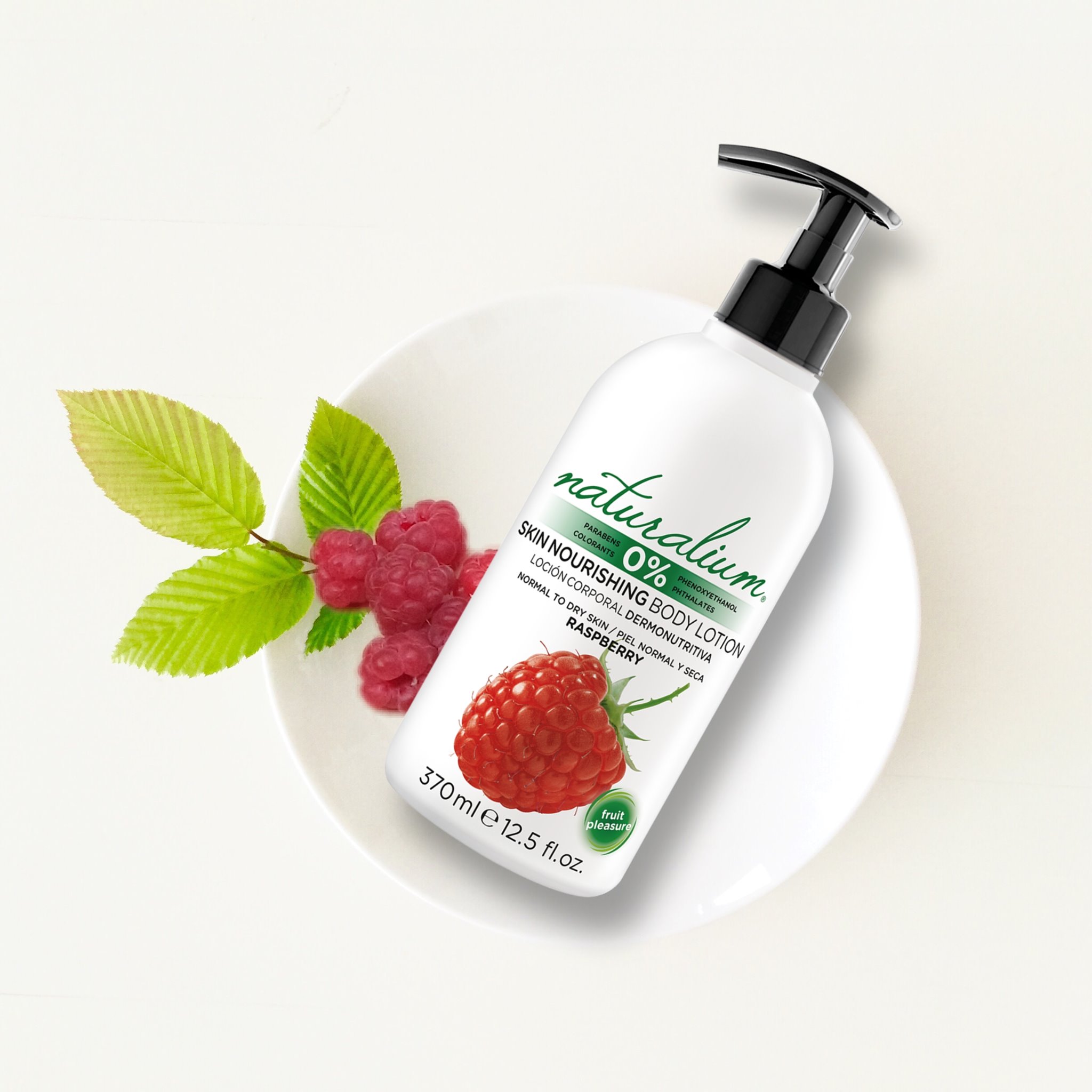 Sữa dưỡng thể NATURALIUM Skin Nourishing Body Lotion hương phúc bồn tử 370ml chống lão hóa da, nuôi dưỡng làn da khỏe mạnh