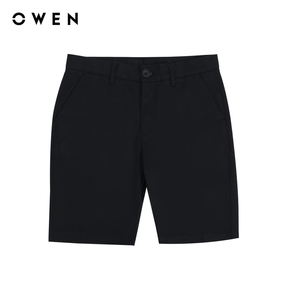 Quần short CVC Spandex Trơn