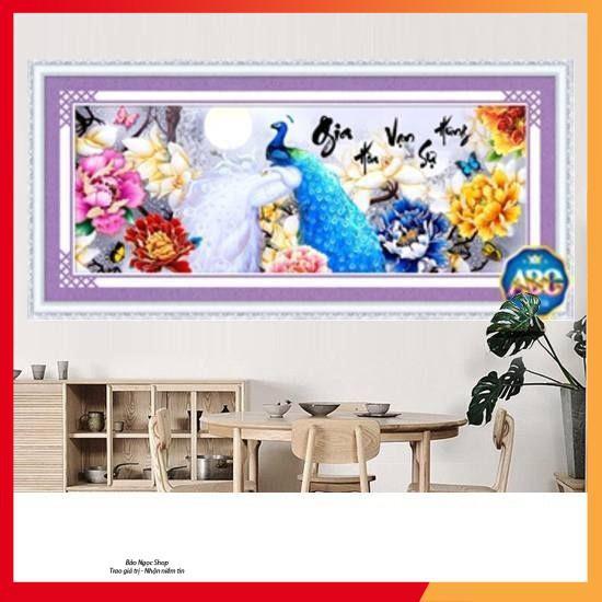 Tranh Đính Đá CÔNG GIA HÒA VẠN SỰ HƯNG