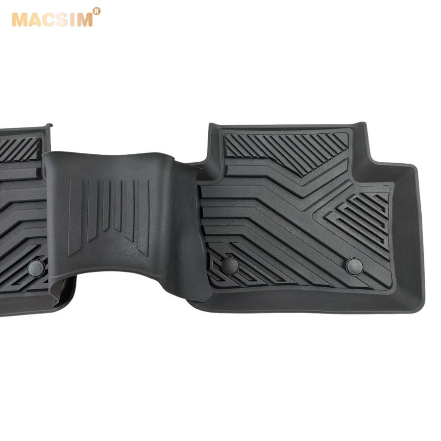 Thảm lót sàn xe ô tô MAZDA CX30 2012- đến nay Nhãn hiệu Macsim chất liệu nhựa TPE đúc khuôn cao cấp - màu đen