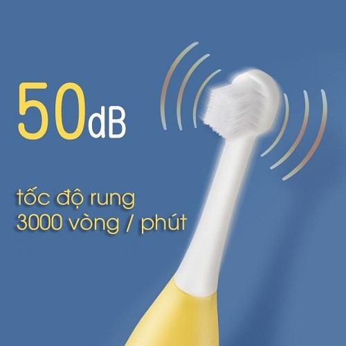 Bàn Chải Điện Cho Bé Focus Kids Sạch Răng Tiện Lợi Chống Nước IPX5 Máy Đánh Răng Tự Động Cho Bé