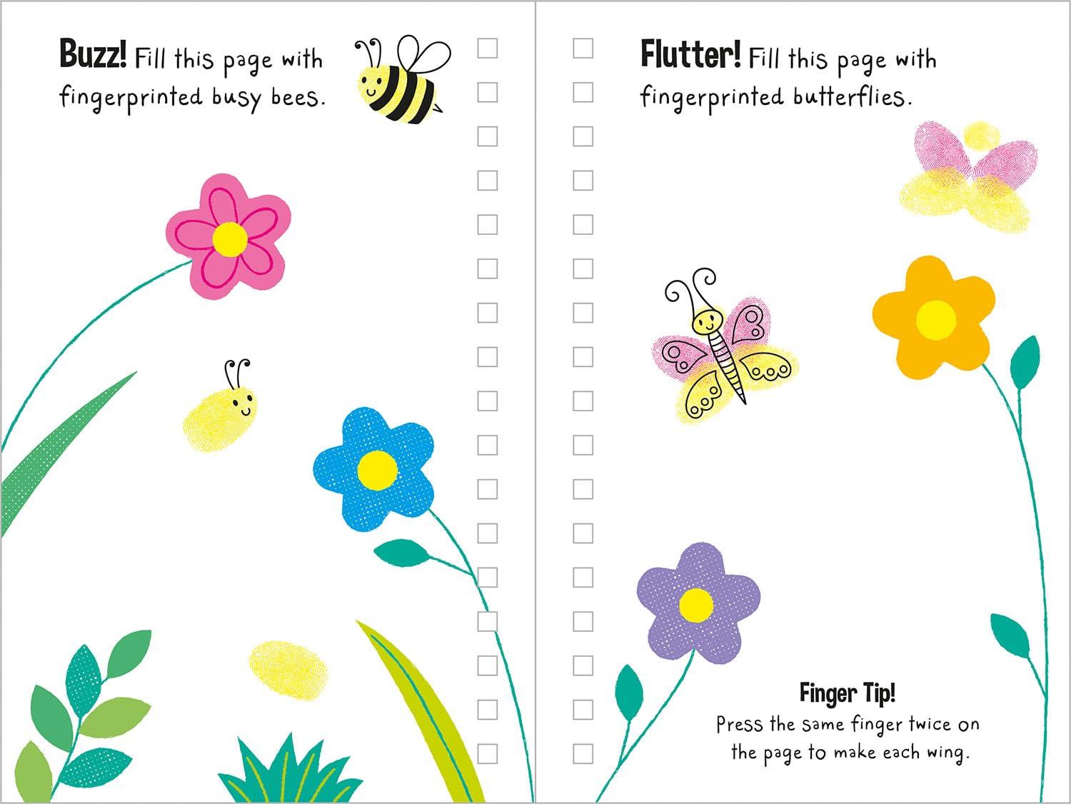 Sách ngoại văn: Fingerprint! - Mini Beasts