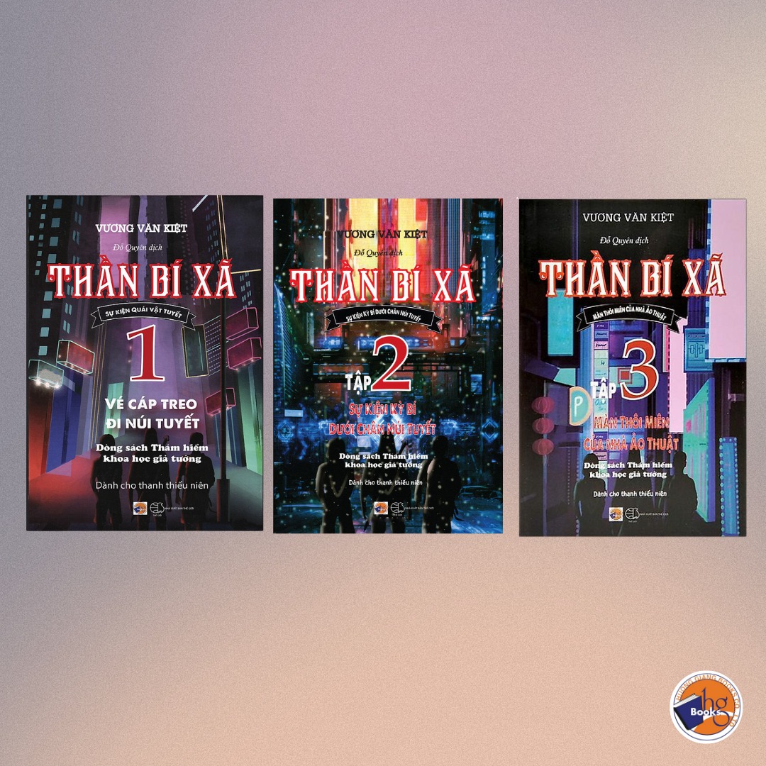 Combo bộ sách Thần Bí Xã 3 tập