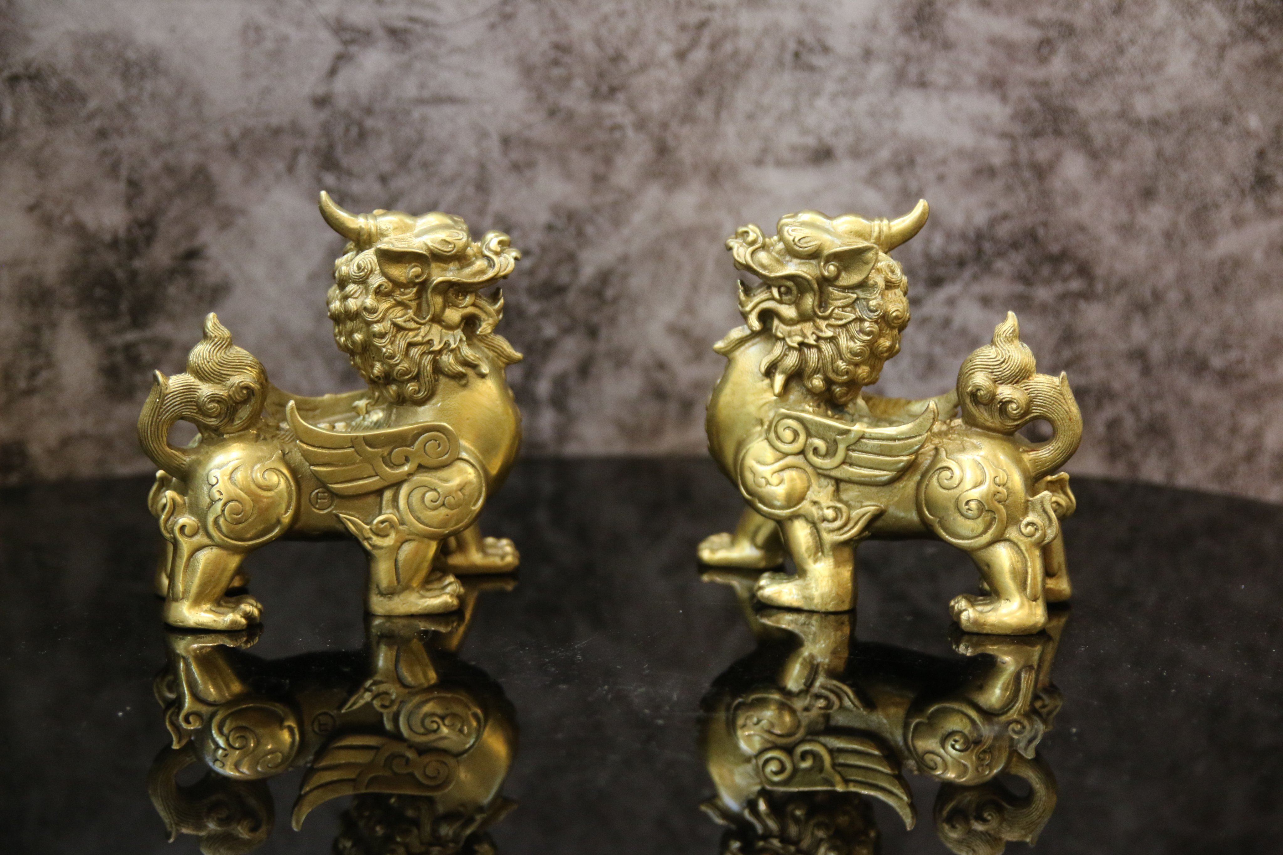 Đôi Tỳ Hưu Phong Thủy Bằng Đồng Lê Gia