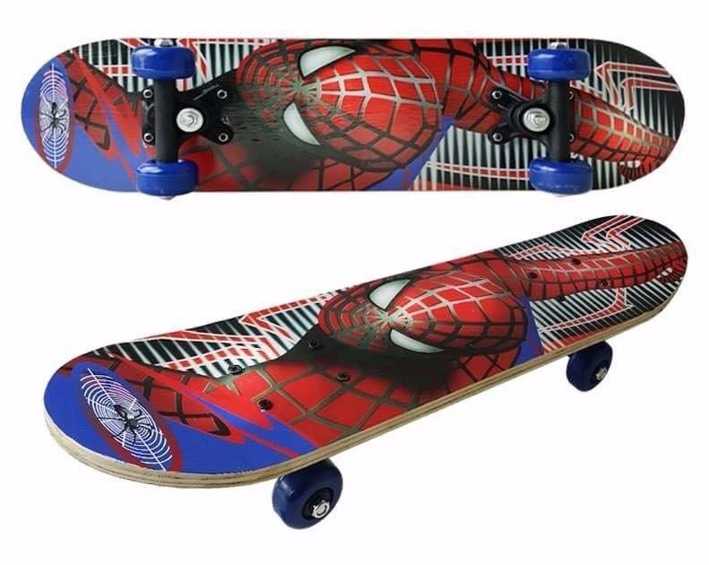 Combo Ván Trượt Skateboard Trẻ Em Nhiều Họa Tiết + Bộ Bảo Hộ Tay Chân