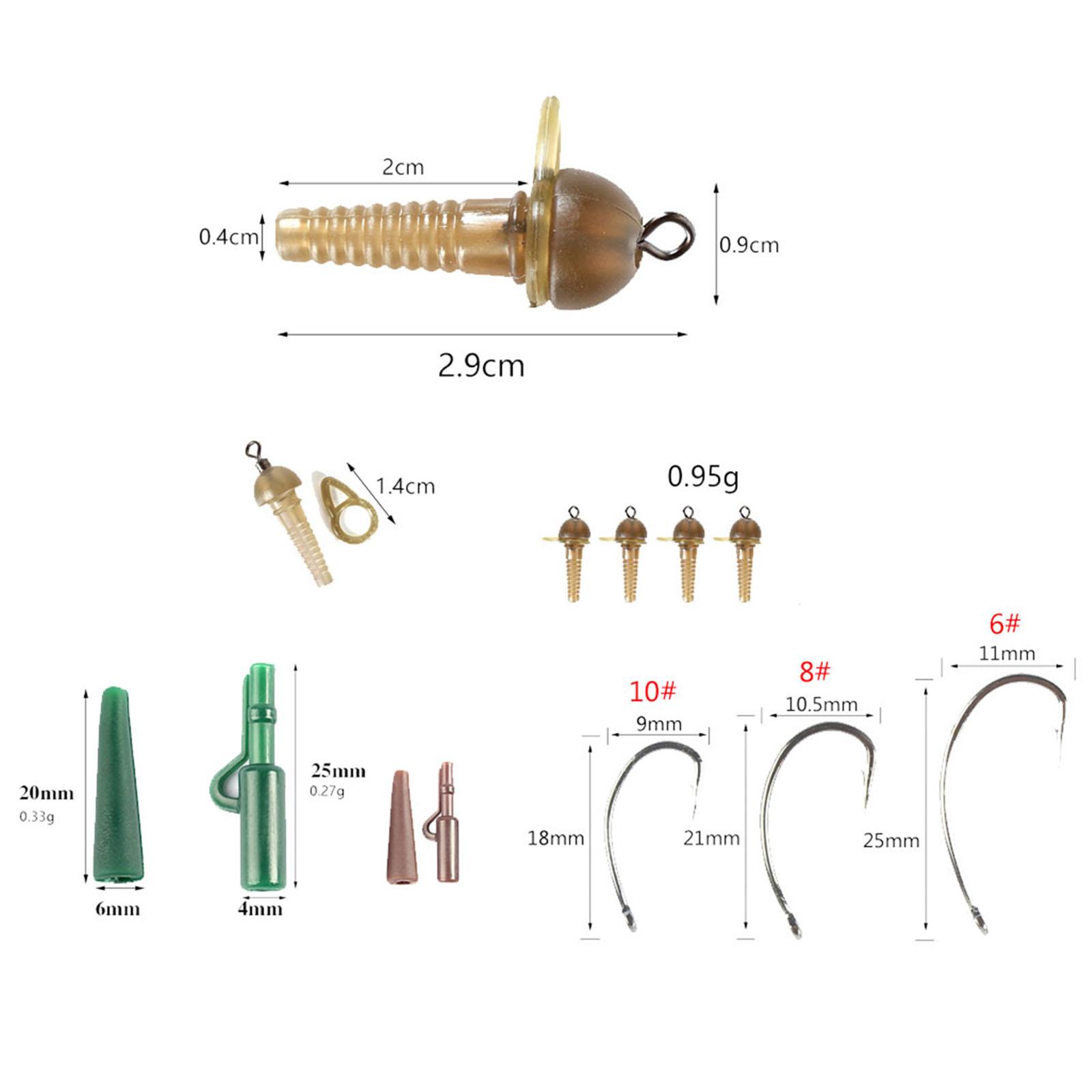 Fishing Tackle Kit 254pcs, Fishing Accessories Set with Tackle Box Off Set Hooks, Swivel Slides, Terminal Tackles Box for Saltwater and Freshwater