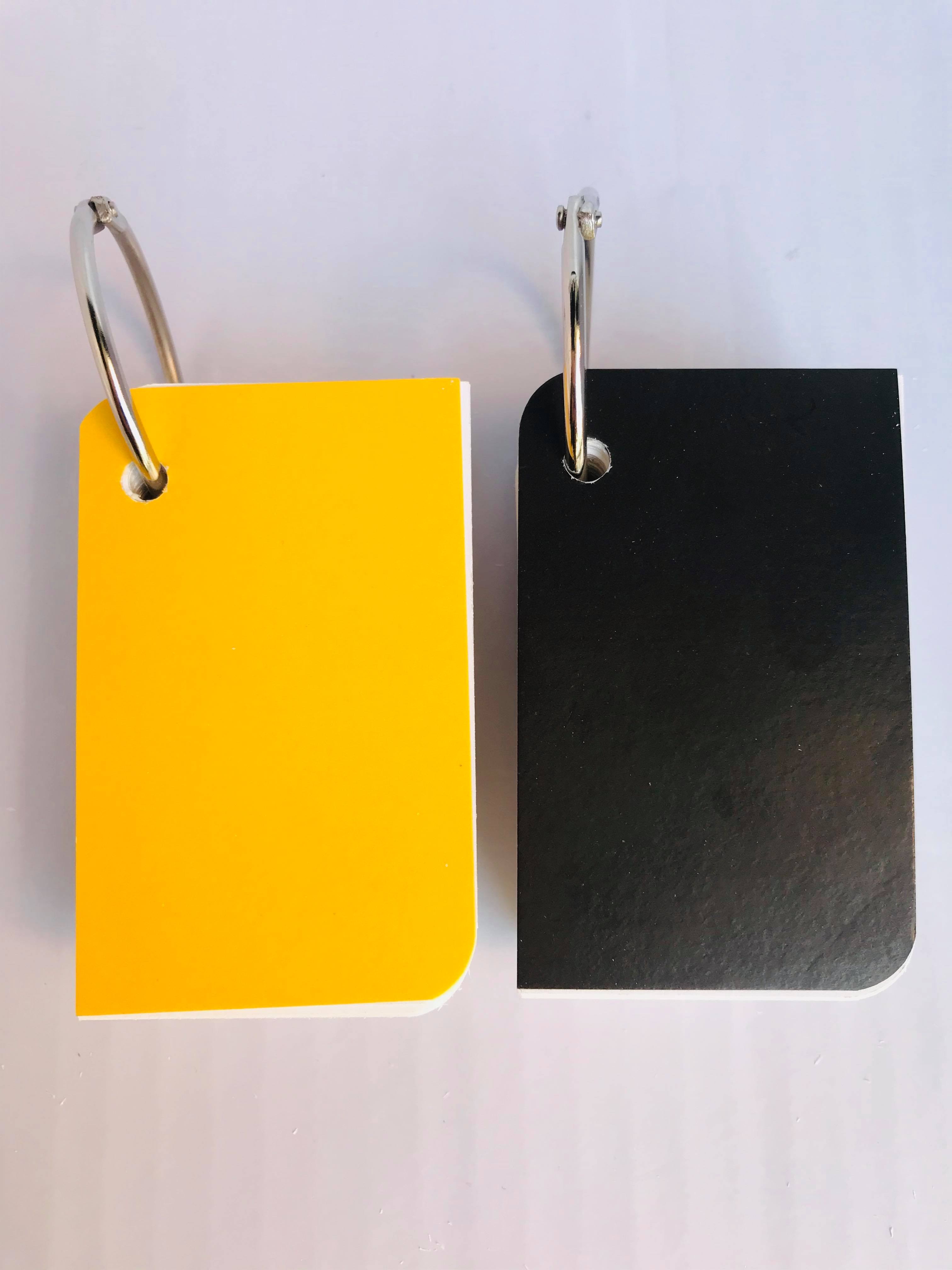 COMBO 2 tập flashcard trắng chiếc lá siêu dễ thương. Flashcard thẻ học từ vựng tiếng anh nhật hàn trung cao cấp | Bộ thẻ học tiếng nước ngoài tặng kèm khoen