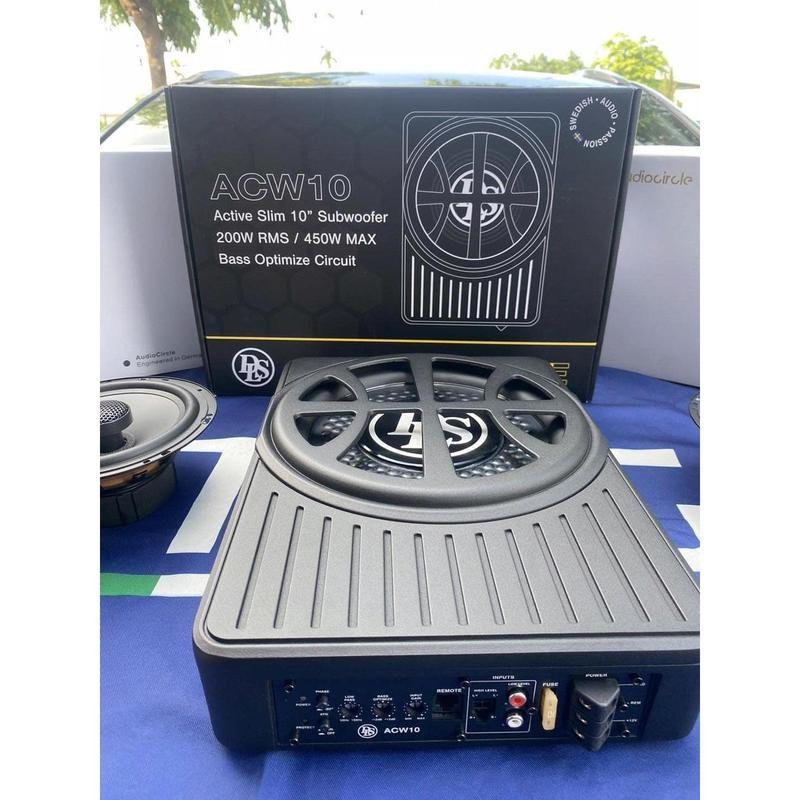 Loa Sub Điện Ô Tô Gầm Ghế DLS ACW10 Thụy Điển | Loa Sub Hay Nhất 2023 | Bảo Hành 12 tháng