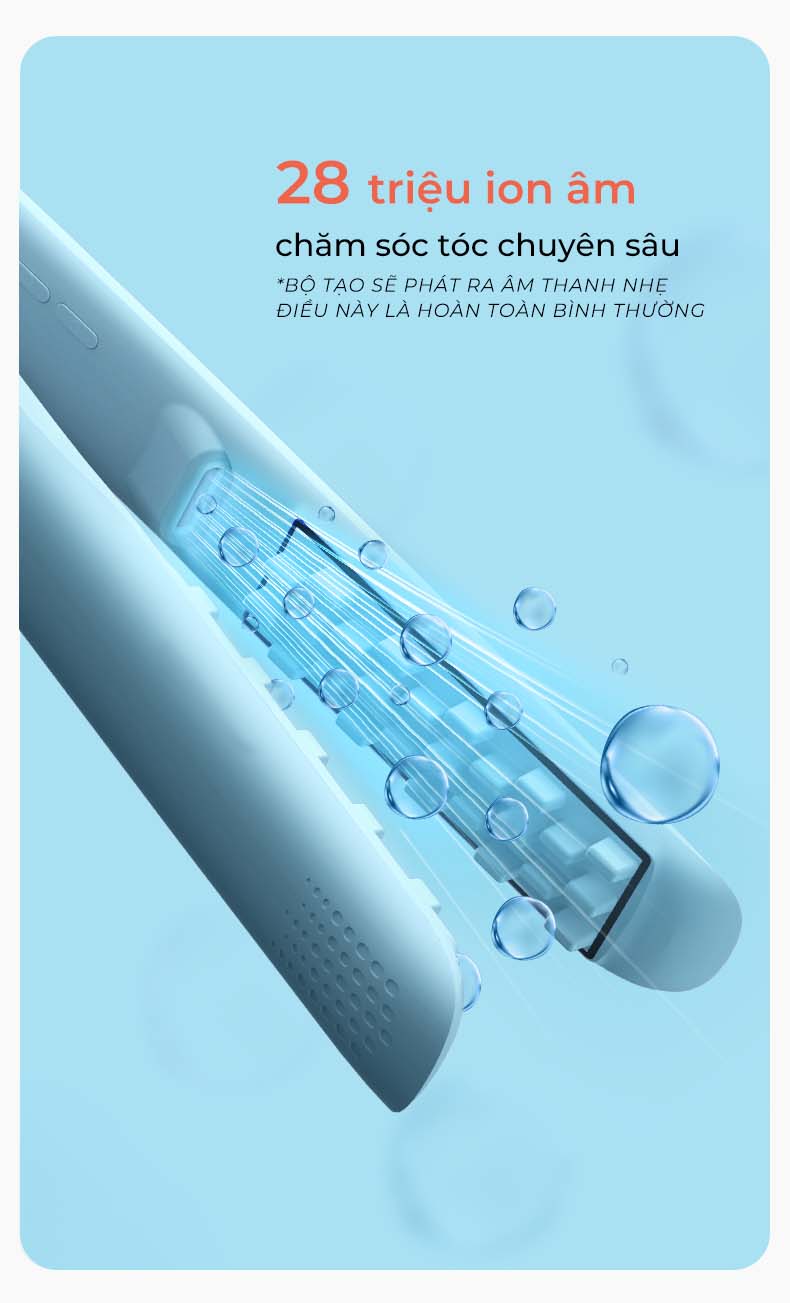 Máy Dập Phồng Chân Tóc BUMAS H8 - Máy Dập Lưỡi Vuông Bấm Phồng Chân Tóc - Phủ Protein Thực Vật - Hạn Chế Hư Tổn Nhiệt - Hàng Chính Hãng