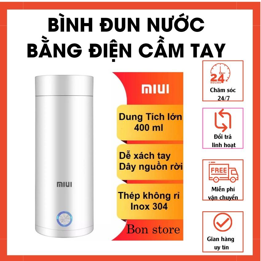 Bình Đun Nước Bằng Điện Giữ Nhiệt, Ấm Đun Siêu Tốc, Bình Đun Mang Đi Du Lịch, Tặng Phích Chuyển Đổi/Bon Store7788