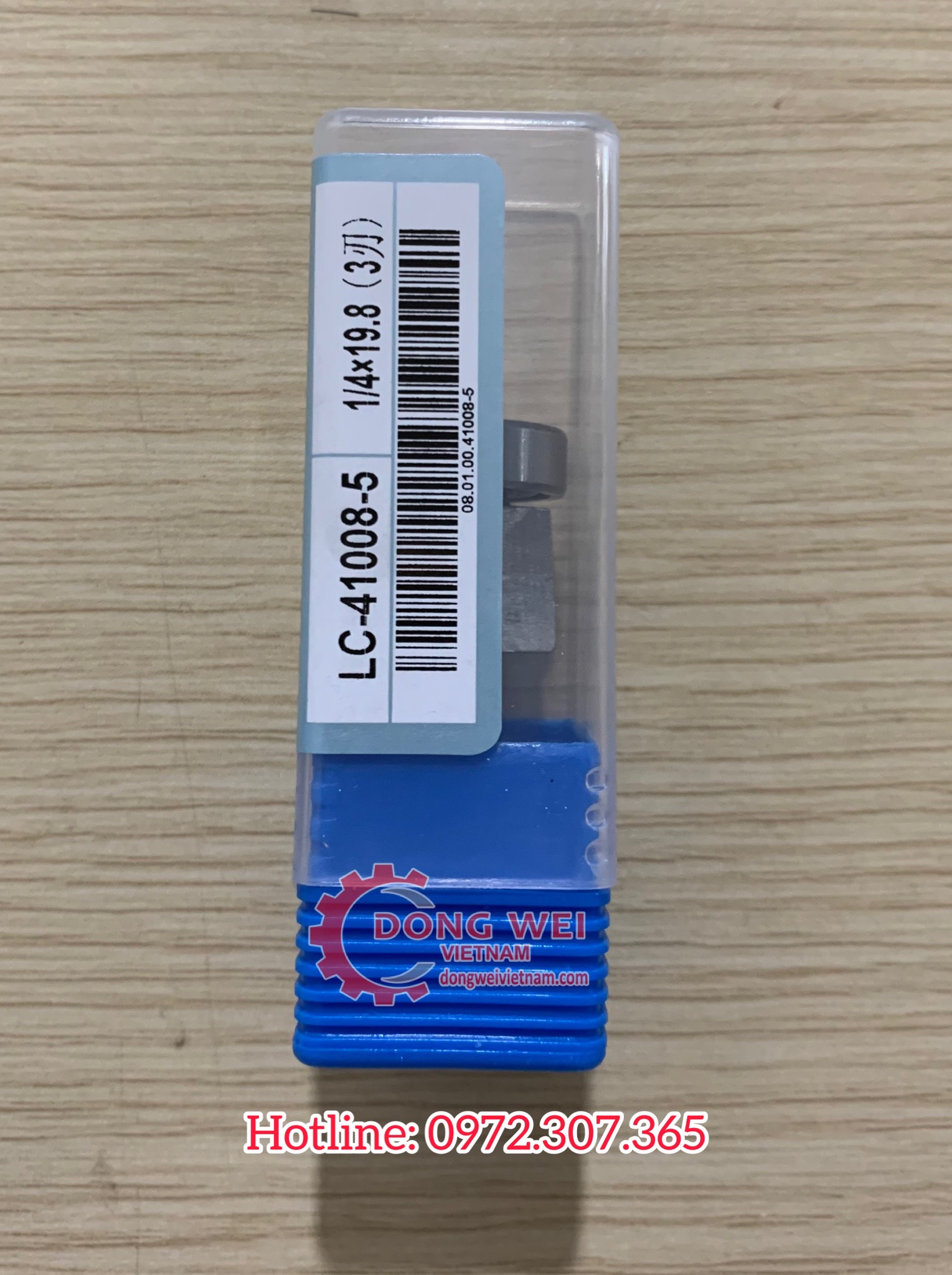 Mũi gọt chỉ dán cạnh gỗ 3 cánh 1/4*19.8 _ Mũi phay cạnh gỗ bằng thép hợp kim sắc ngọt siêu bền