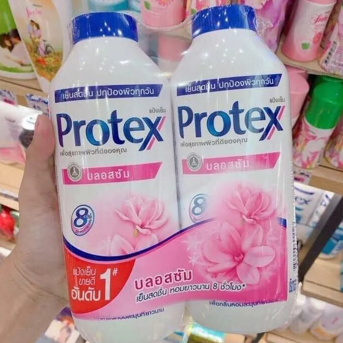 Phấn lạnh thấm hút mồ hôi làm mát cơ thể Protex Thái Lan 140g