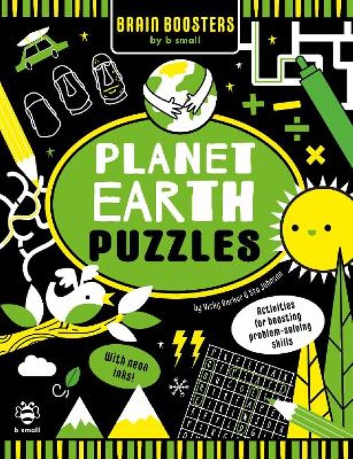 Sách giải đố tiếng Anh: Brain Boosters: Planet Earth Puzzles
