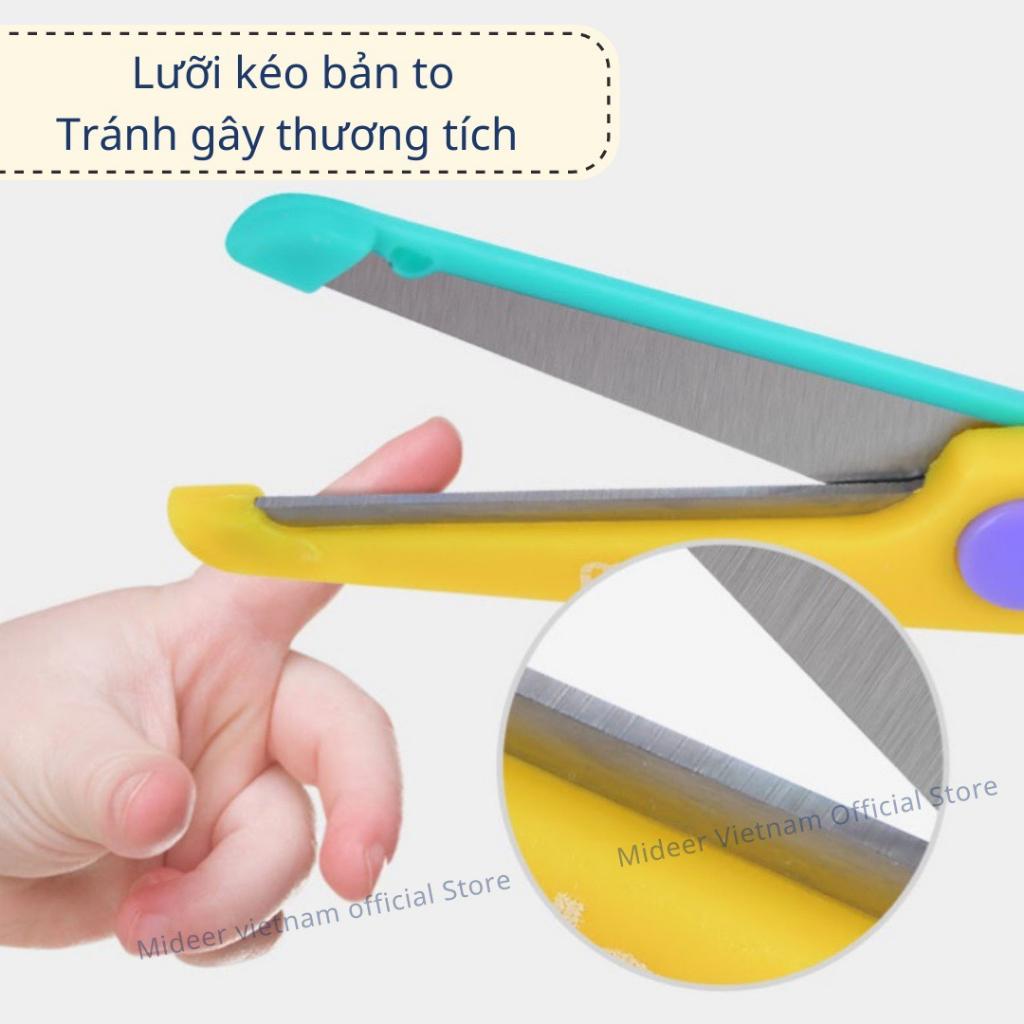 Kéo Thủ Công Cắt Giấy An Toàn Cho Bé An Toàn Mideer Craft Sicrssors