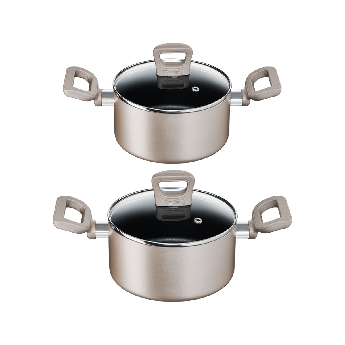 Bộ 2 nồi chống dính Tefal Sensations đáy từ dùng cho mọi loại bếp - Hàng chính hãng