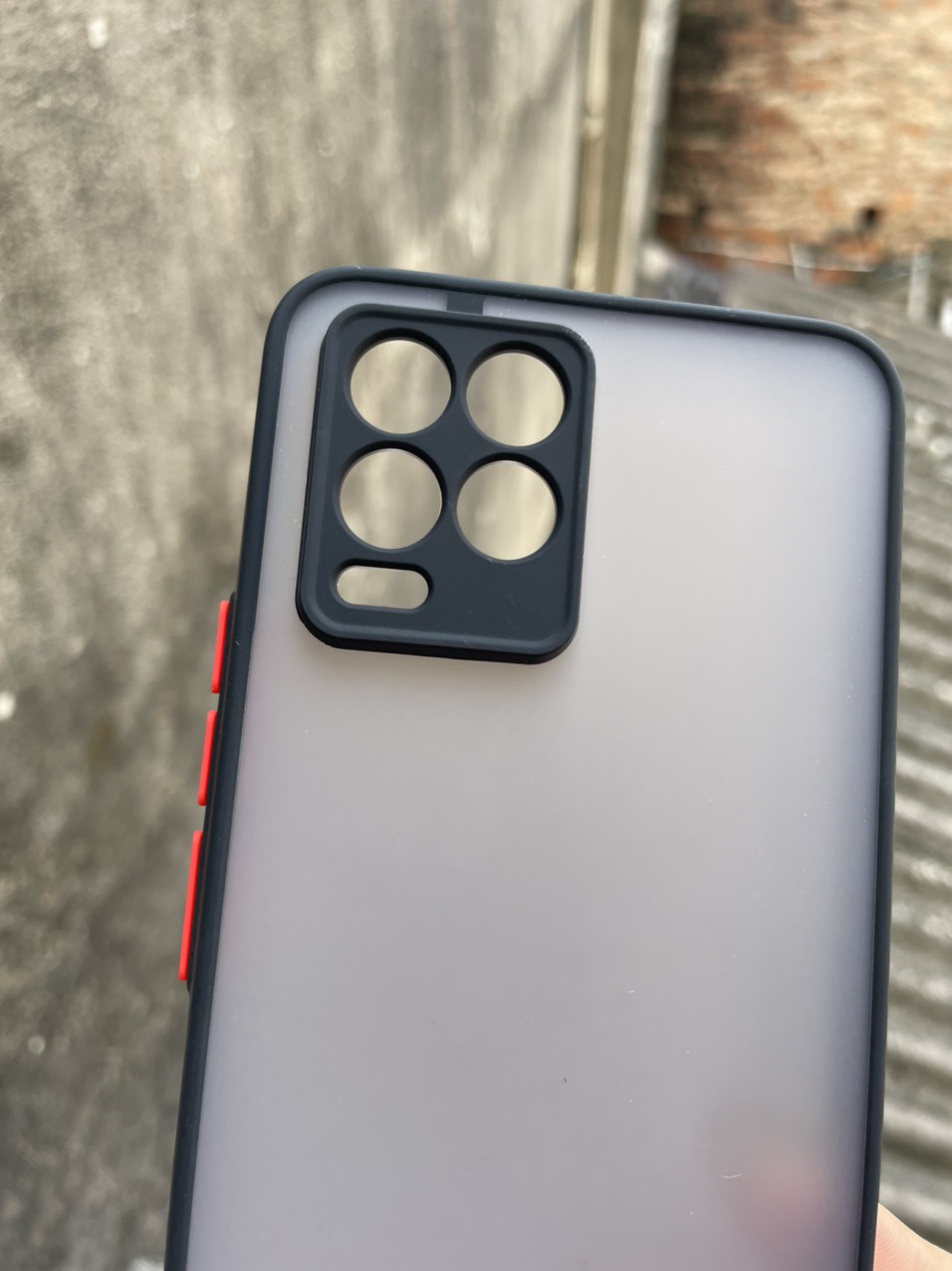 Ốp lưng nhám mờ cho Oppo Realme 8, Realme 8 Pro chống sốc, bảo vệ Camera