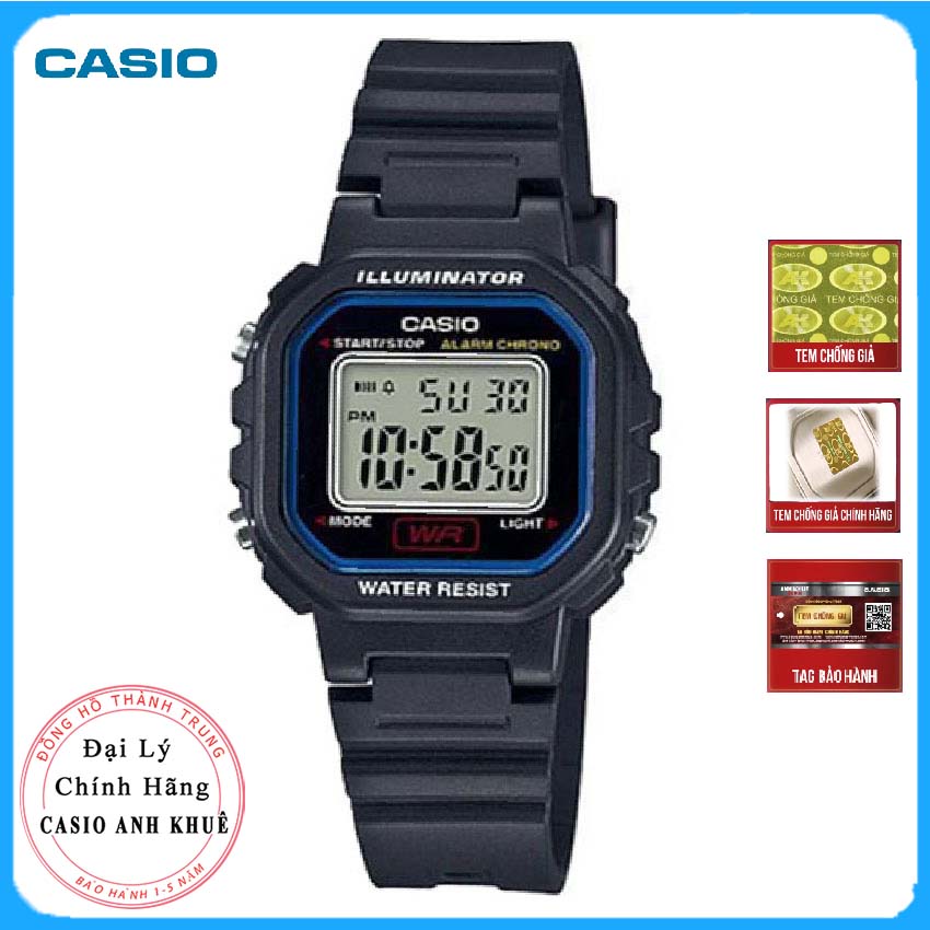 Đồng hồ nữ dây nhựa Casio LA-20WH-1CDF