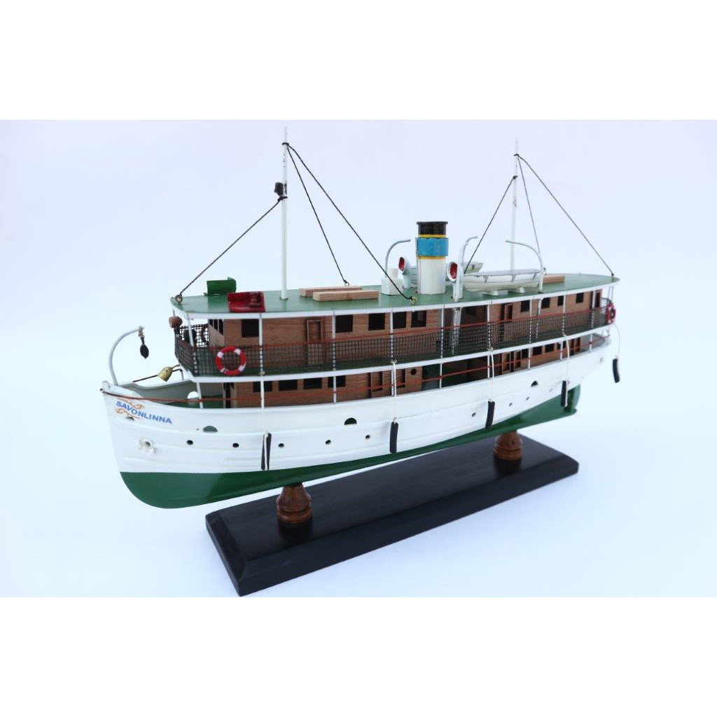 Mô Hình Thuyền Gỗ Giá Rẻ Gia Nhiên Dạng Thuyền Du Lịch SS SAVONLINNA Chuẩn Hàng Xuất Khẩu